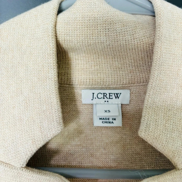 J. Crew Women's Beige Sweater Blazer - Picture 4 of 6